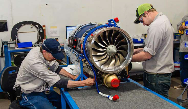 FJ33 5A turbo fan jet engine