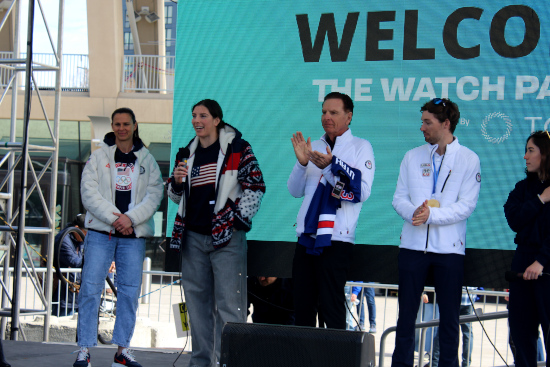 Local Olympians take part in Watch Party