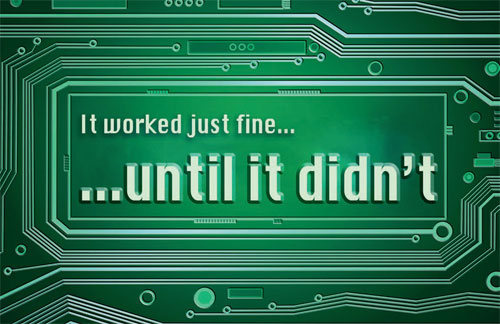 technology system crash