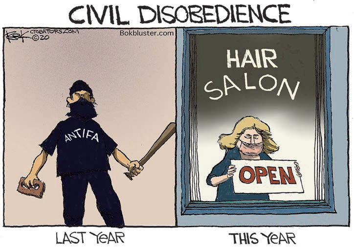 cartoon civil disobedience