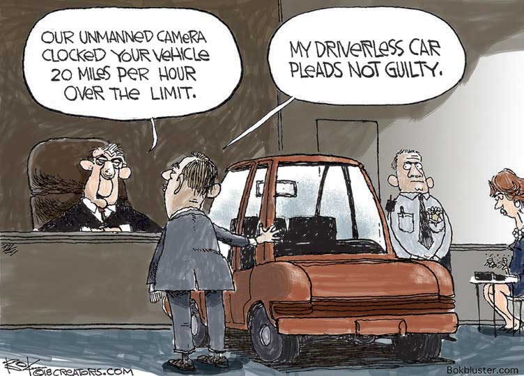 cartoon driverless