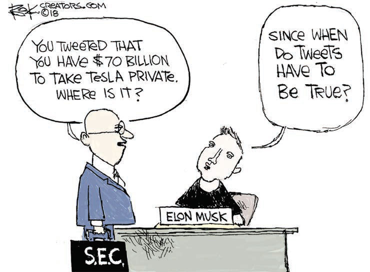 cartoon - musk put up