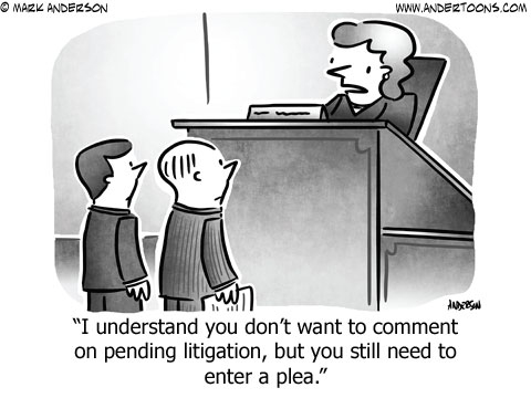 cartoon plea