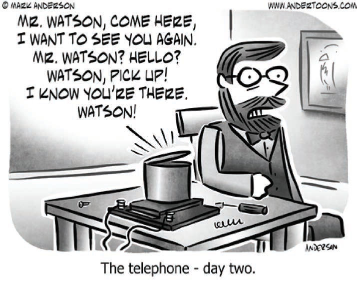 cartoon telephone