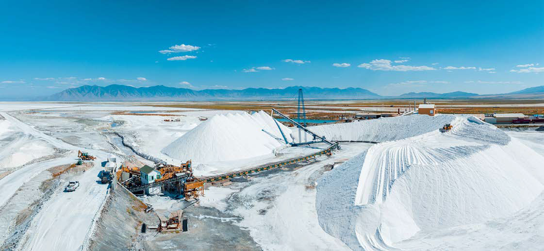 Morton Salt stockpile